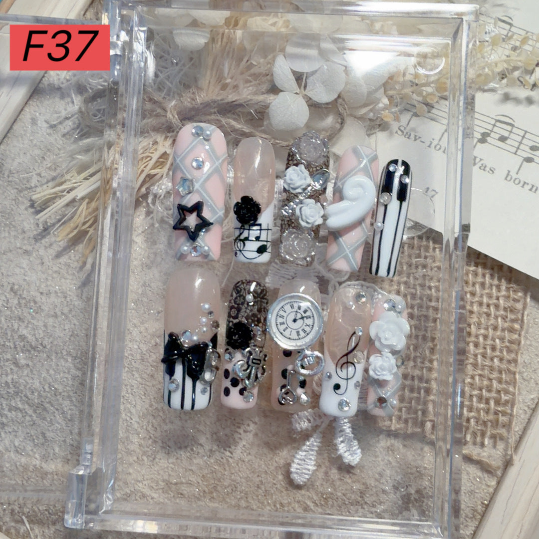 Decorative Press-On Nail Art Set 1790731572