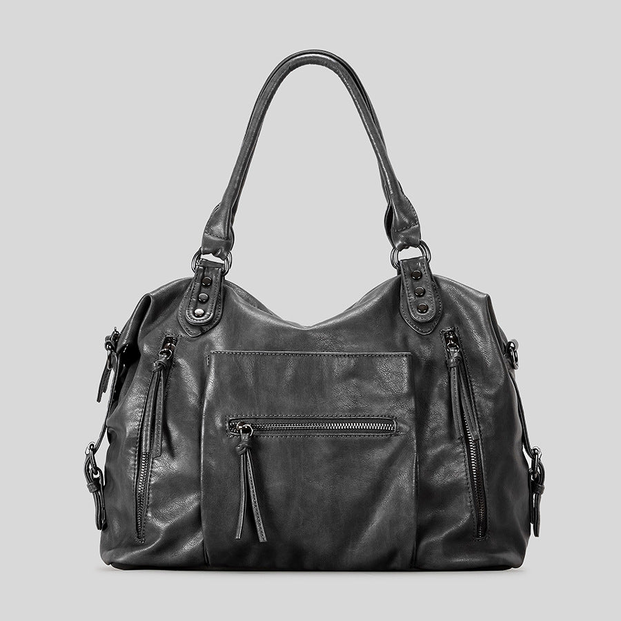 Luxurious Leather Hobo Bag