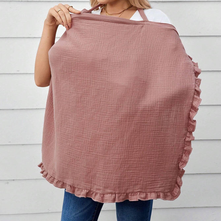 Stylish Ruffled Cotton Cooking Apron kalsten