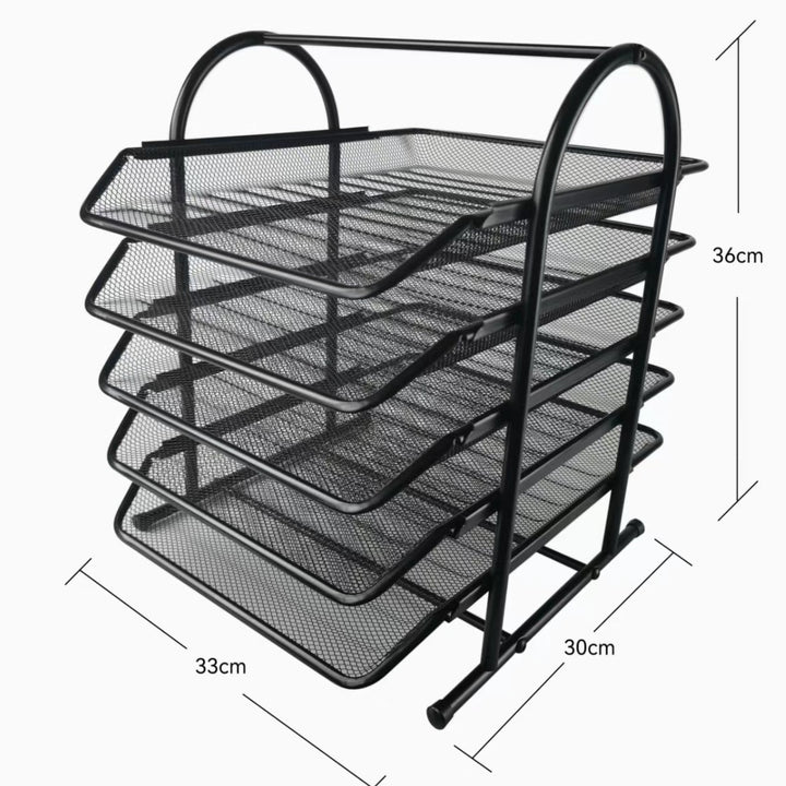 Multi-Layer Mesh Filing Rack Kalsten