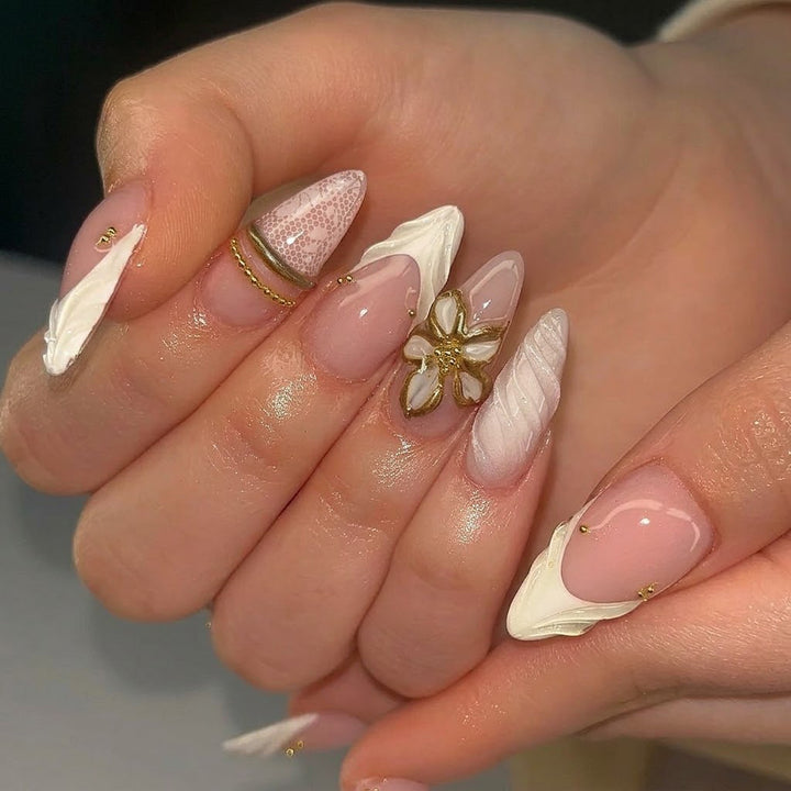 Elegant Floral Nail Art