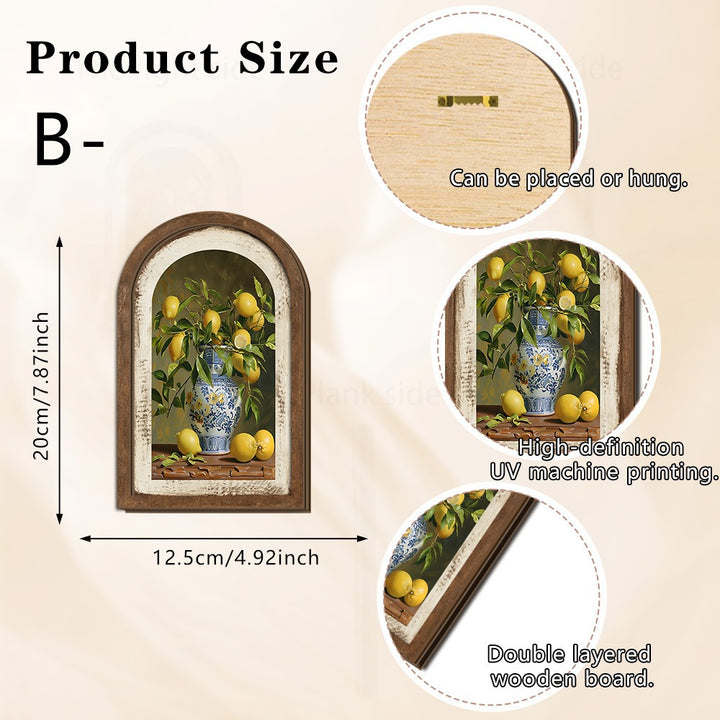 Wall decoration with lemon pattern Kalsten