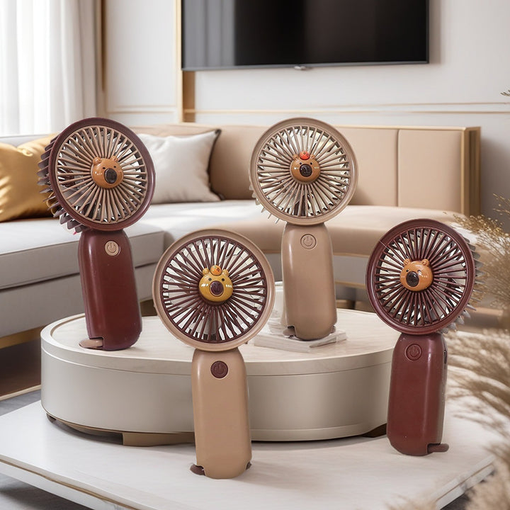 Women Portable Hand Fan with Animal Design Kalsten