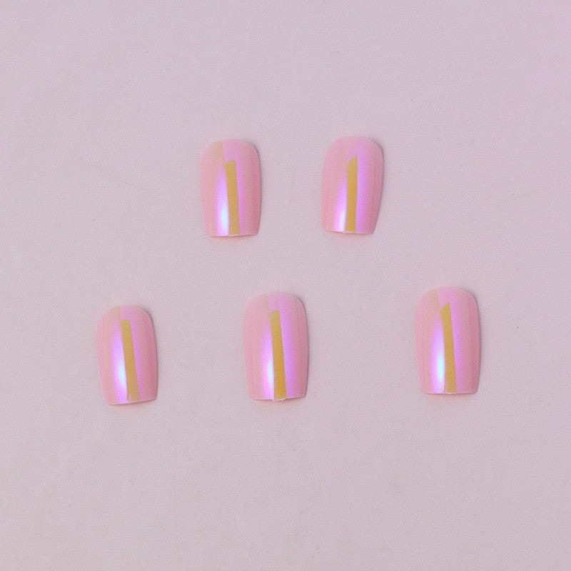 Natural French Tip Press-On Nails Kalsten