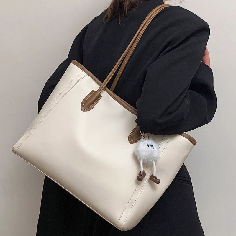 Classic Faux Leather Tote Bag Kalsten