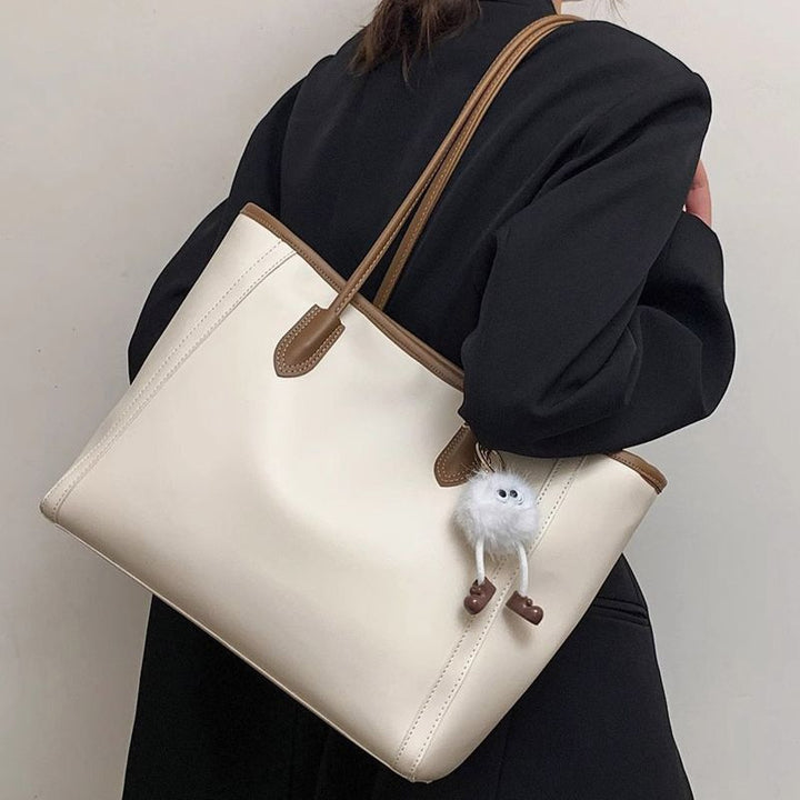 Classic Faux Leather Tote Bag Kalsten