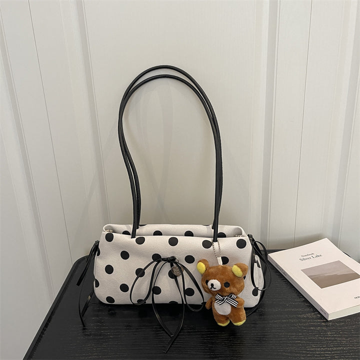 Playful Polka Dot Shoulder Bag