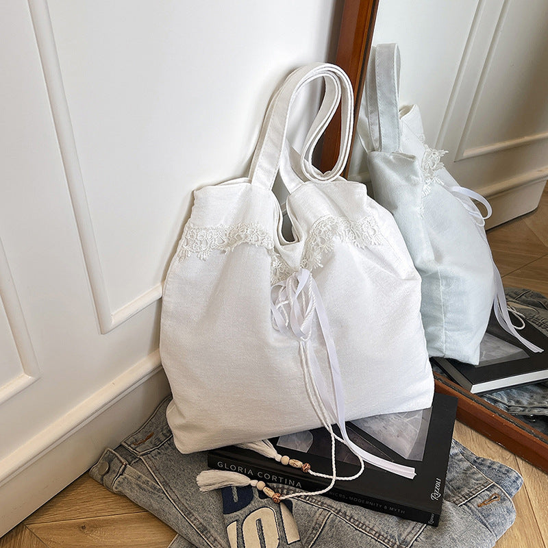 Chic Embroidered Shoulder Tote Bag Kalsten