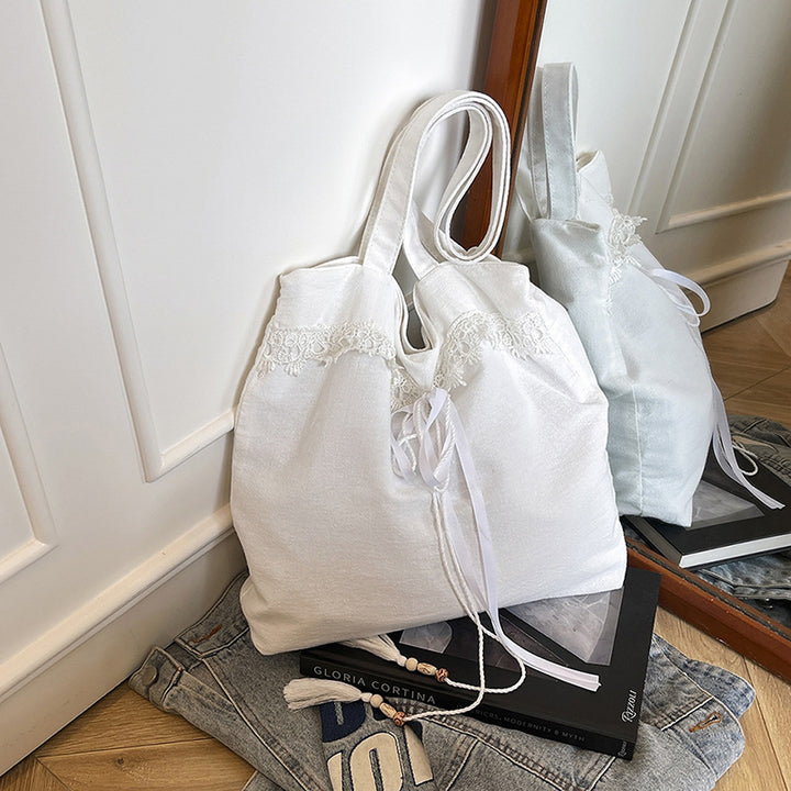 Chic Embroidered Shoulder Tote Bag Kalsten