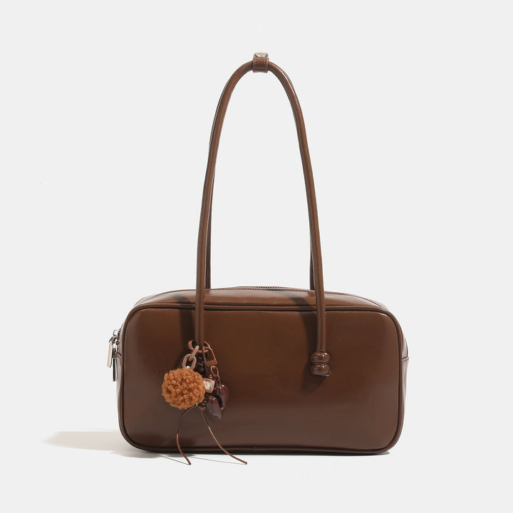 Chic Glossy Handheld Tote Bag