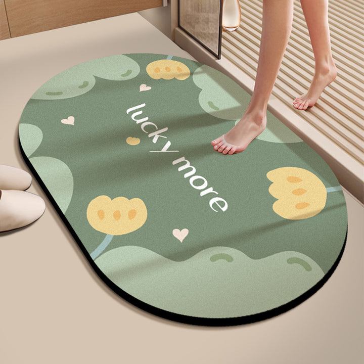 Soft Textured Bathroom Rug Kalsten