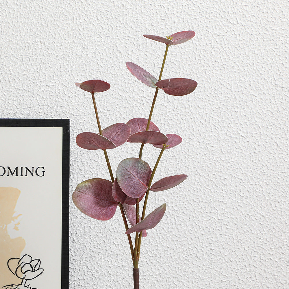Artificial plant with elegant eucalyptus leaves