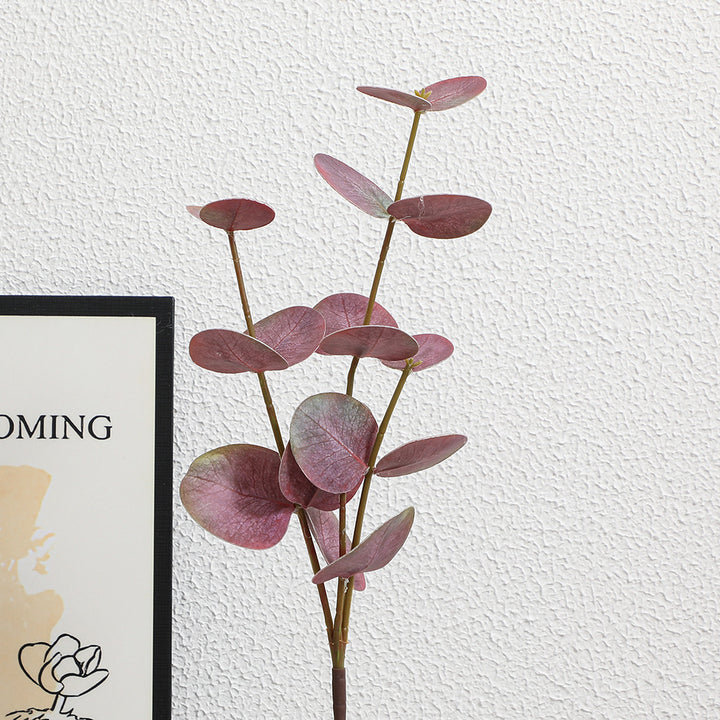 Artificial plant with elegant eucalyptus leaves