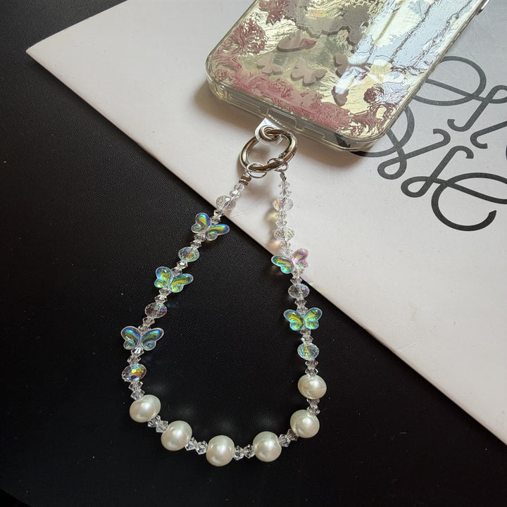 Elegant Beaded Charm Keychain Holder Kalsten