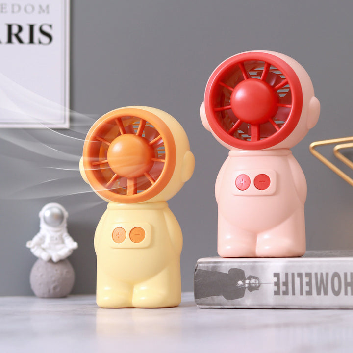 Unisex Portable Hand Fan in playful Astronaut Design Kalsten