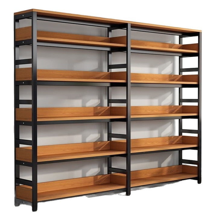 Regal with robust metal frame and wooden shelves Kalsten
