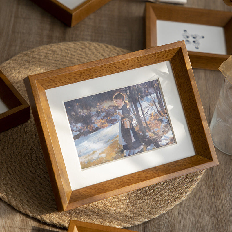 Elegant Wooden Photo Frame for Home Decor