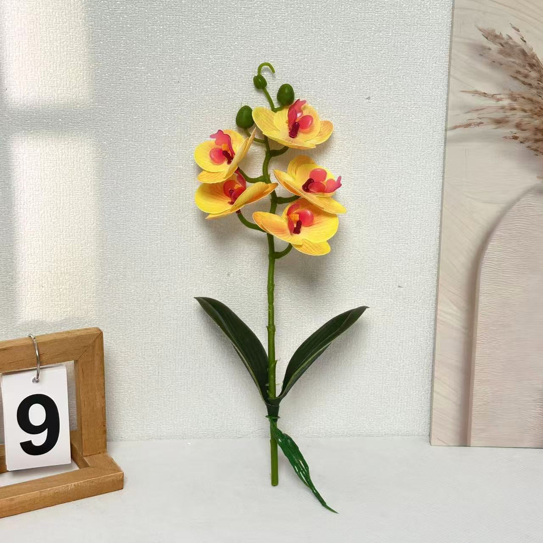 Realistic Faux Orchid Arrangement