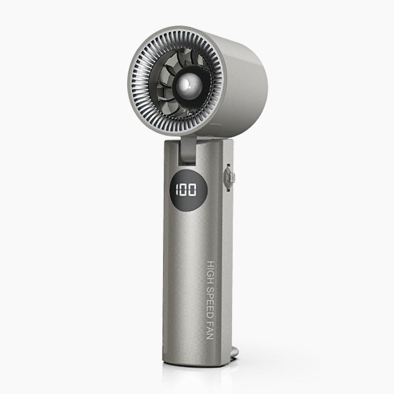 Women's Portable High-Speed Hand Fan with Digital Speed Display Kalsten