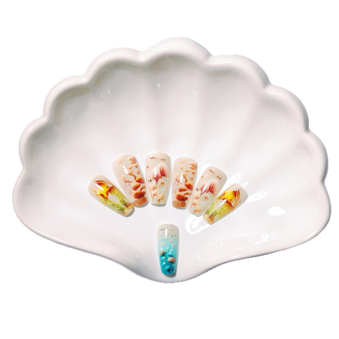 Underwater Scenery 3D Nail Art Kalsten