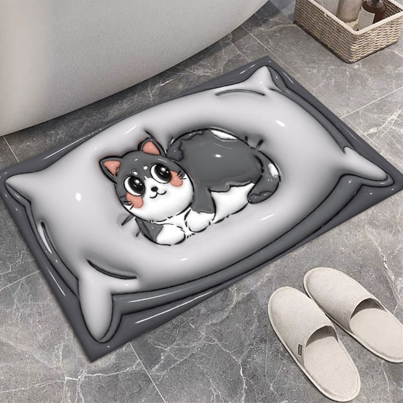 Cute Duck-Themed Plush Bath Mat Kalsten