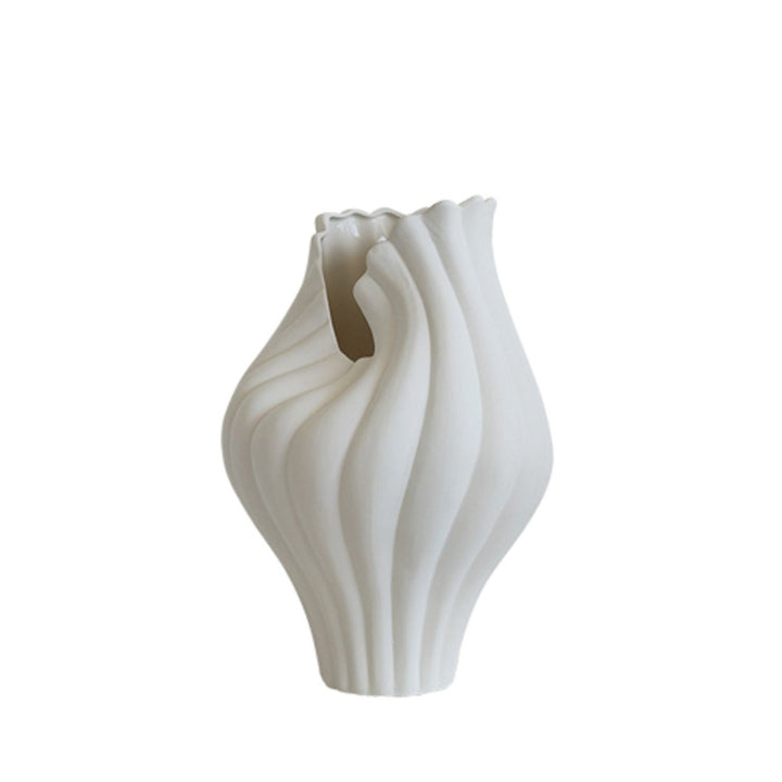 Elegant Textured Ceramic Vase