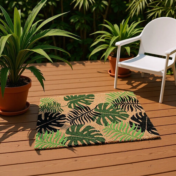 Half-Circle Coir Door Mat