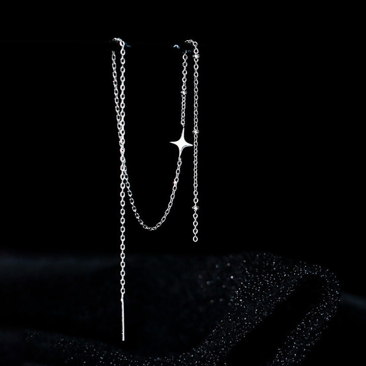Elegant Y-Necklace with Sparkling Pendant Kalsten