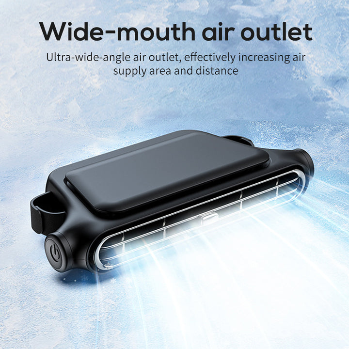 Unisex nan compact clip-on car vent air purifier and fan with adjustable louvers Kalsten