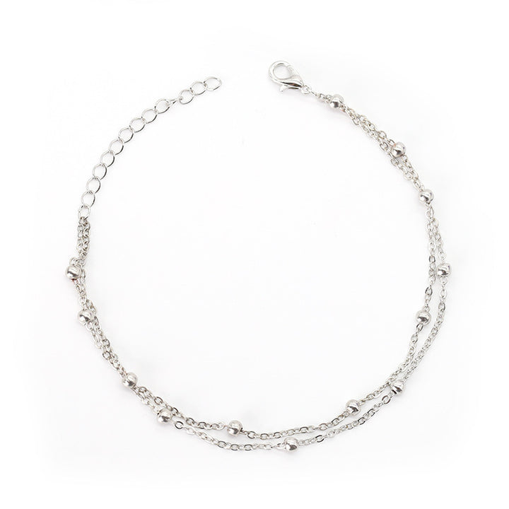 Delicate Layered Chain Anklet Kalsten