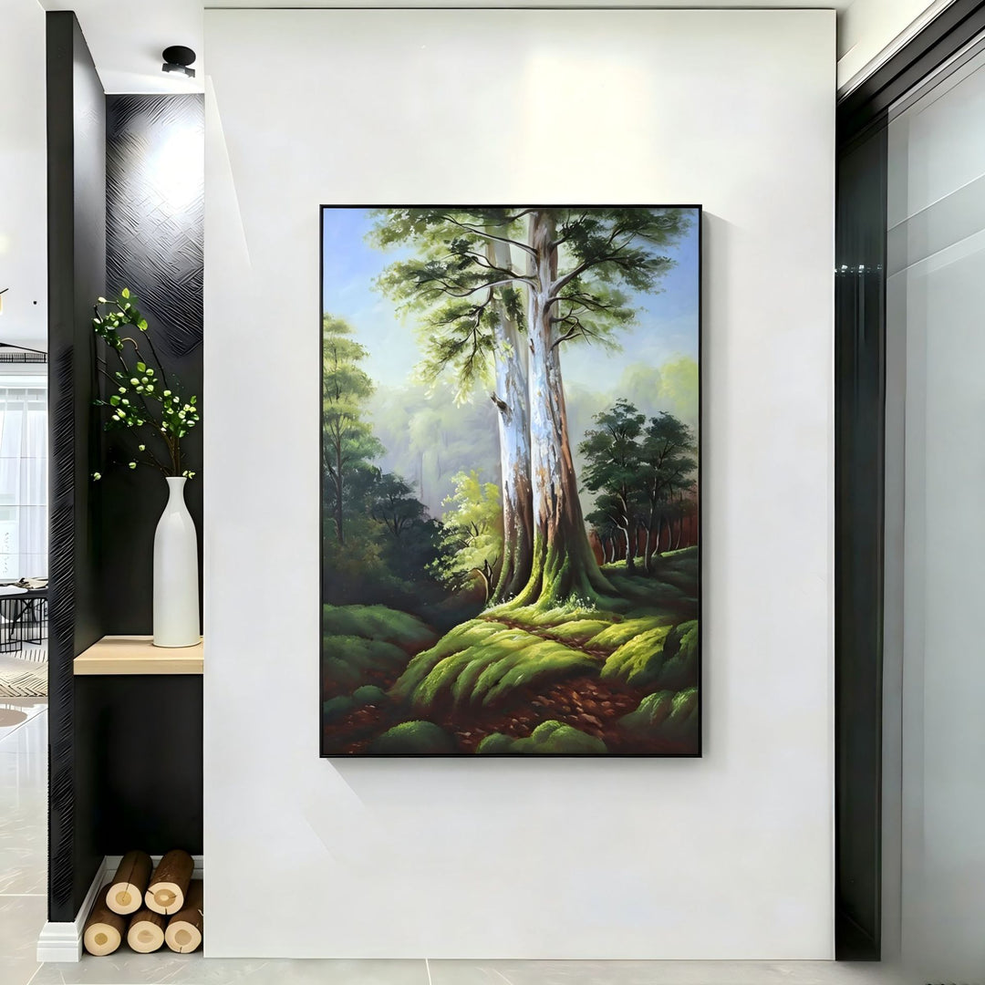 Scenic Forest Landscape Canvas Art Print