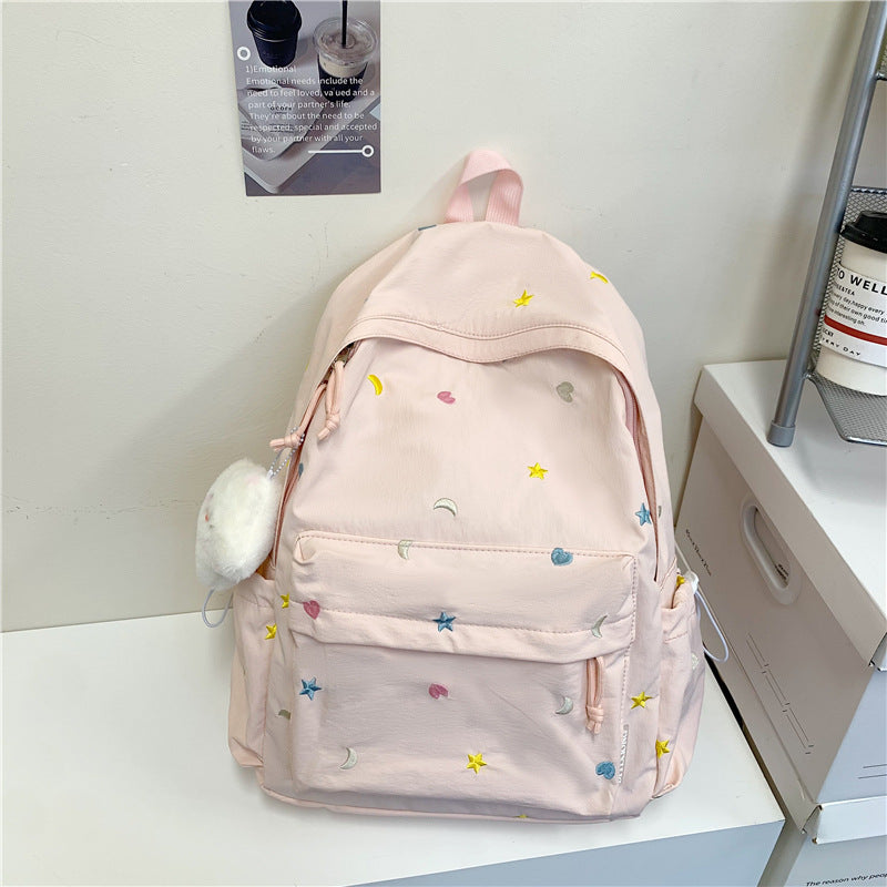 Stylish Fun-Embellished Casual Backpack Kalsten