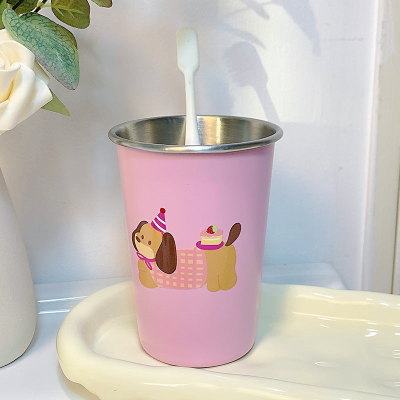 Stainless steel cup with cute dog design Kalsten