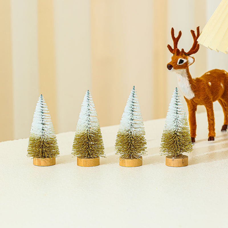 Decorative Miniature Christmas Tree Figurines Kalsten