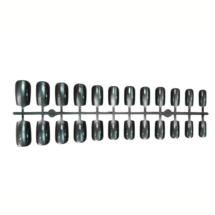 Cat Eye Press-On Nail Tips Set