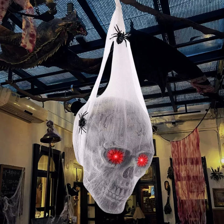 Hanging Scary Skull Decoration