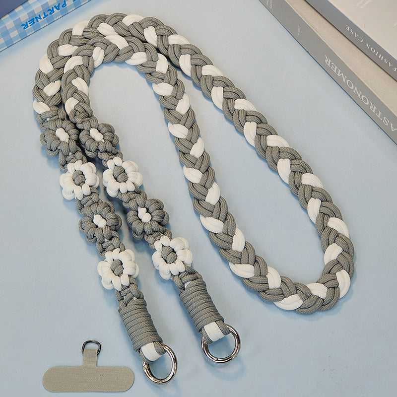 Creative Floral Design Braided Utility Leash Kalsten
