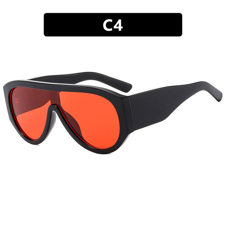 Women's fashionable privacy sunglasses with wide glamorous frame and UV protection Kalsten
