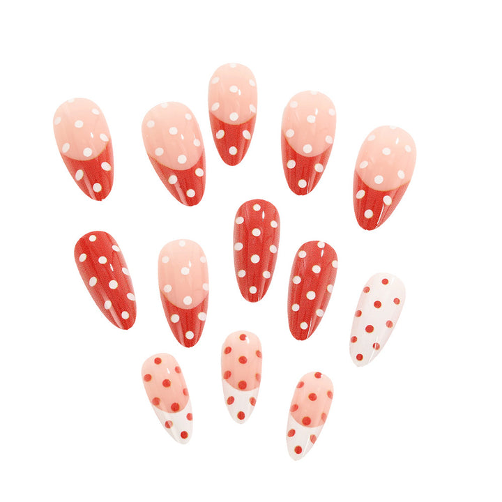 Artificial nails with dots Kalsten
