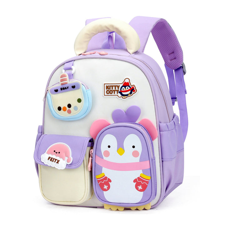 Children's Playful Character Design School Backpack