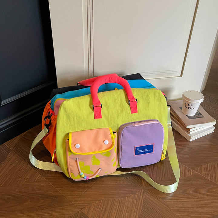 Colorful Multi-Pocket Travel Duffle Bag Kalsten