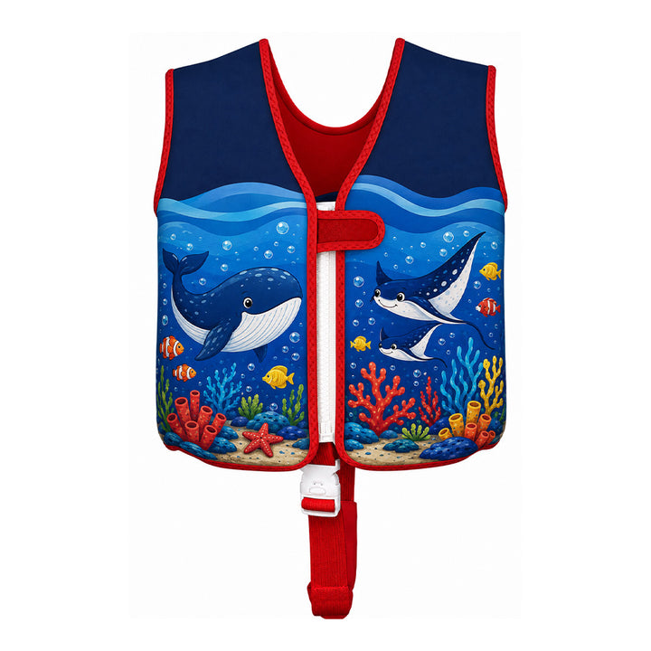 Fun Marine-Themed Swim Vest