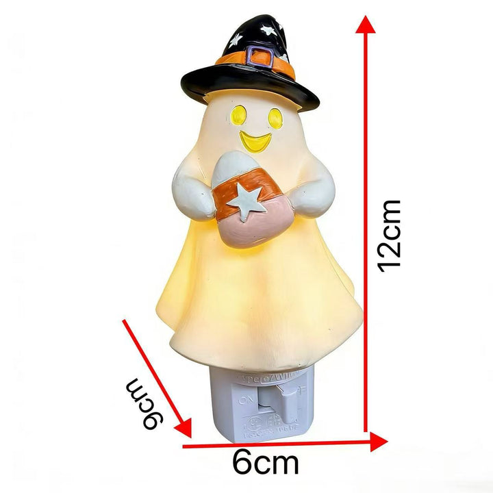 Whimsical Ghost Night Light Figurine Kalsten