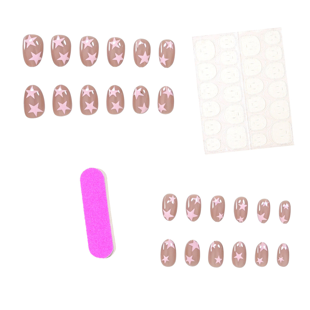 Artistic Star Pattern Nail Art Kalsten
