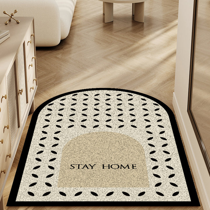 Elegant Textured Welcome Mat
