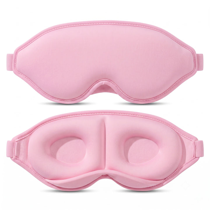 Contoured Three-Dimensional Memory-Foam Sleep Mask with Deep Eye Cups Kalsten