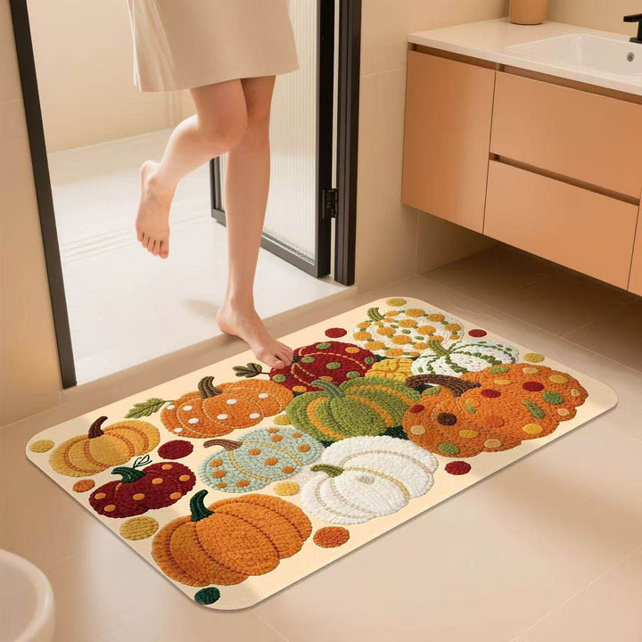 Decorative Pumpkin Bath Mat Kalsten