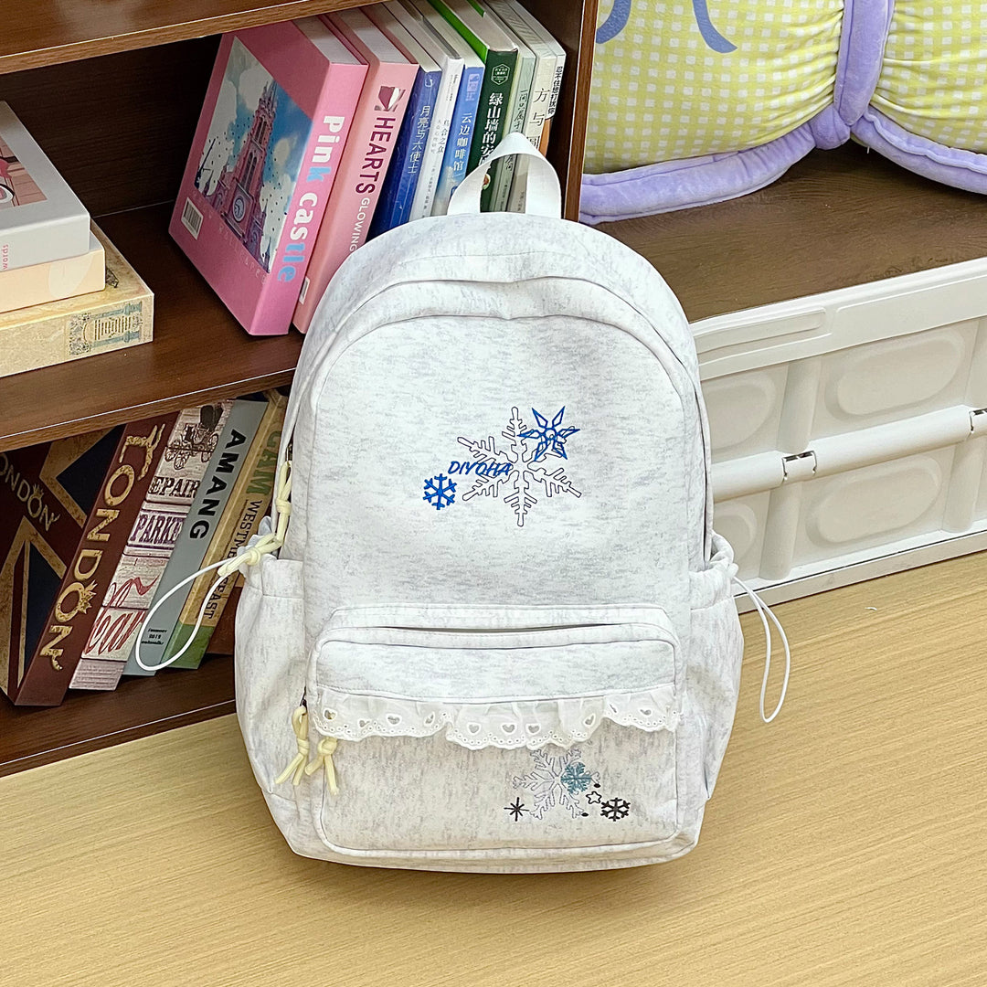 Stylish Embroidered Casual Backpack Kalsten