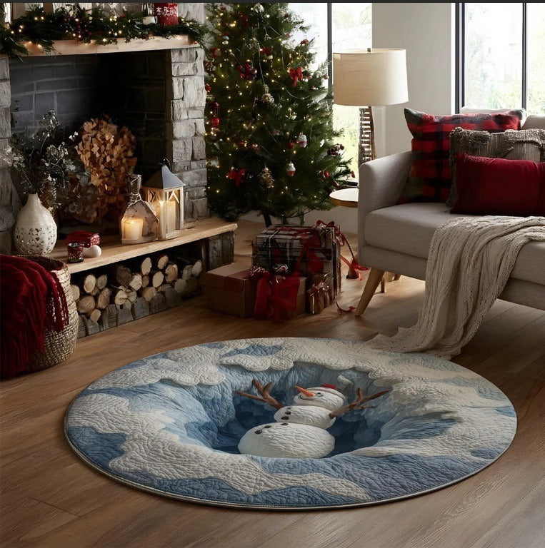 Christmas Patchwork Area Rug