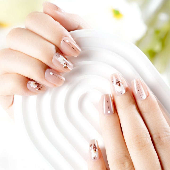 Artistic Floral Nail Wraps Kalsten